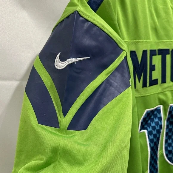Nike Men's Green and Navy Seahawks Jersey - Picture 11 of 16